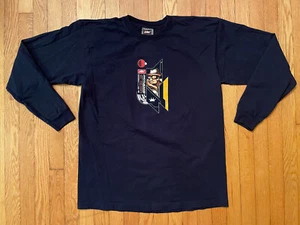 Vtg Y2K Rare JNCO Jeans Rap Skater Baggy Long Sleeve T-Shirt Size L Made In USA - Picture 1 of 8