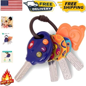 Sensory Development Toy – LucKeys Blue Keys with Flashlight & Fun Sounds - Picture 1 of 8