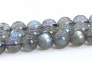 5MM Genuine Natural Transparent Labradorite Beads Grade AAA Round Loose Beads - Picture 1 of 4