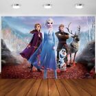 Frozen Girls Photography Backdrop Birthday Party Photo Background Banner Decor