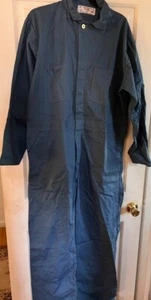 Universal Overall Chicago Sz 46 Stone Cutter Navu Blue Overalls Made In USA - Picture 1 of 2