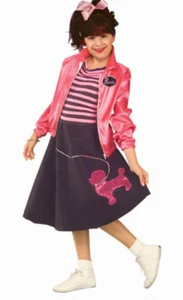 New Nifty Fifties Poodle Girls Costume Large 12-14 yrs - Picture 1 of 1