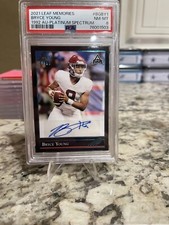 2021 Leaf Memories Bryce Young 36/50 Autograph PSA 8🔥🔥