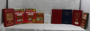 LOT SEVEN UNITED STATES COIN & ONE UNITED STATES PAPER GUIDE BOOKS MULTIPLE YEAR - Picture 1 of 23