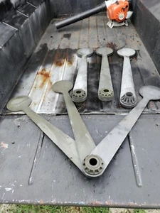 Camo netting 3-bladed spreaders Green battens (4)MILITARY - Picture 1 of 13