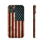 Slim Phone Case Apple iPhone Cell Smart US Flag America Country USA Mugs n' More