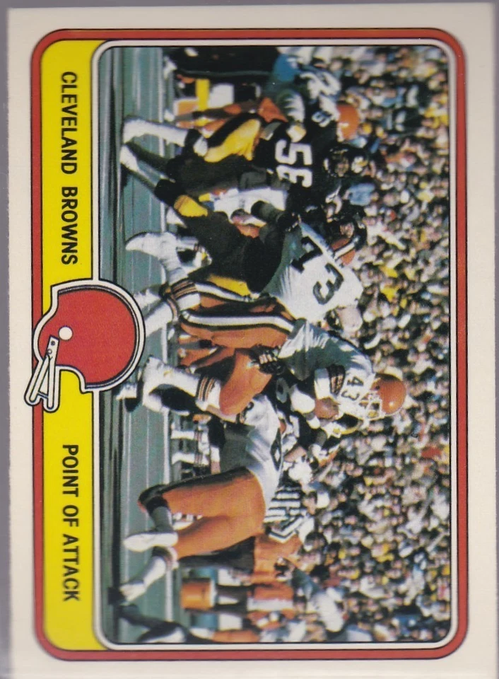 1981 FLEER FOOTBALL #11 CLEVELAND BROWNS NMMT/MINT *54491 - Image 1 of 1