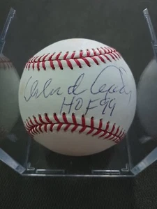 Orlando Cepeda HOF 99 Inscrito Autografiado Oficial MLB Béisbol - Imagen 1 de 3