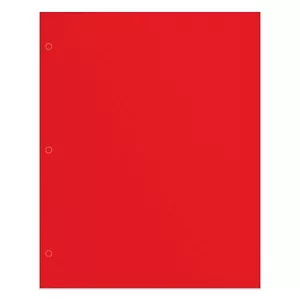Office Depot® Brand School-Grade 2-Pocket Paper Folder, Letter Size, Red - Picture 1 of 8