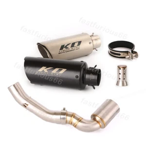 51mm Exhaust Muffler Mid Pipe Modified Moto For Duke 125 250 390 RC390 2021-2022 - Picture 1 of 14