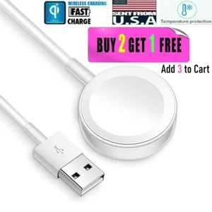 Magnetic USB Charging Cable Charger For Apple Watch iWatch Series 2/3/4/5/6/SE/7 - Picture 1 of 8