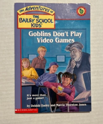 Goblins Don't Play Video Games #37 BAILEY SCHOOL KIDS (1999) Paperback Book - Image 1 of 4
