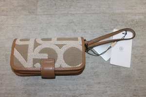 Bogner Pany Bea glasscase caja de gafas bolso beige barro marrón nuevo - Imagen 1 de 4