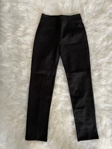 NWT! Gap Kids Girls Black Ponte Pants Leggings Size L, 10 - Picture 1 of 2