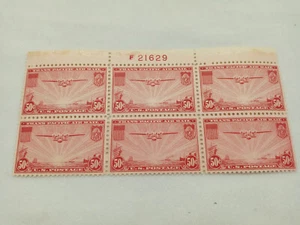 SELLOS USPS - Bloque de placas montado sin montar o nunca montado - CORREO AÉREO - C22 (PBC22-1) - Imagen 1 de 1