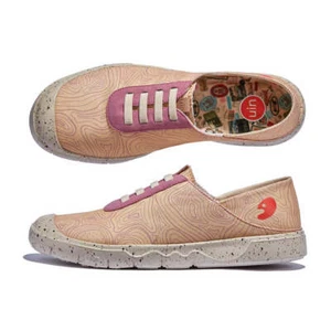 UIN Women's Slip Ons Walking Travel Casual Shoes (Warm Yellow Cadiz VII) - Picture 1 of 7