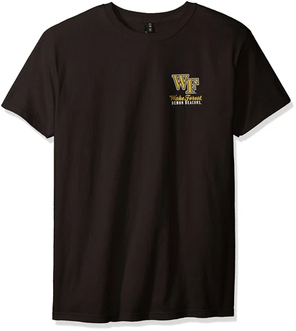 New World Graphics NCAA Oval Label Short Sleeve, Large, Black Cover