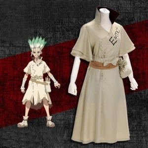 STONE Era Costume Shinki Stone God Chigon Costume Dr.STONE Cosplay Tage Costume - Picture 1 of 10