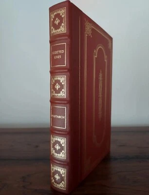 Franklin Library Plutarch Selected Lives LIKE NEW 1/4 Leather Greek Biographies - Image 1 of 4