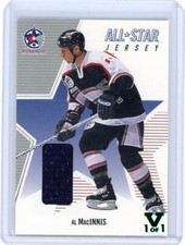 2002-03 In The Game Memorabilia AL MACINNIS All Star Jersey Patch /1 - Blues  