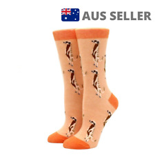 Unisex Peach Meerkat Funny Novelty Socks Christmas Gift