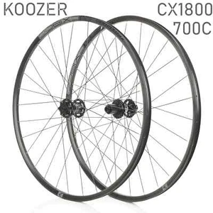 Juego de ruedas de bicicleta de carretera 700C grava ciclocross tubeless precisión hechas a mano 72HD - Imagen 1 de 29