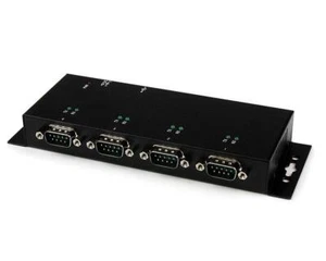 ICUSB2324I Startech 4 Port USB À DB9 RS232 Série Adaptateur Hub Industriel din - Photo 1/6