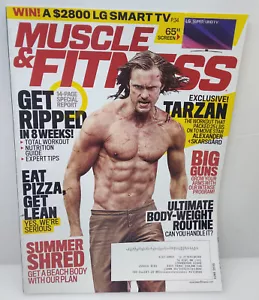 Muscle & Fitness BodyBuilding Magazine June 2016 Alexander Skarsgard Tarzan - Imagen 1 de 2