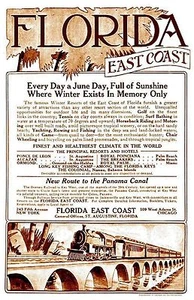 RAILROAD 5007 Florida East Coast Railway 1914 Poster 11 x 17 - Picture 1 of 4