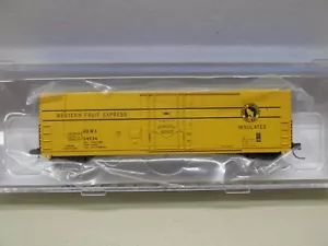 WHEELS OF TIME # 61044 ~ GN - WESTERN FRUIT REEFER CAR # 64534~ N SCALE - Picture 1 of 4