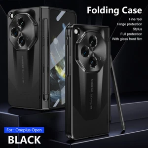 For OnePlus Open Hinge Protection Case Built-in Screen Protector Cover/Stylus - Picture 1 of 39