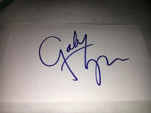 Gaby Lopez LPGA  Signed 3x5 index Card - Picture 1 of 1