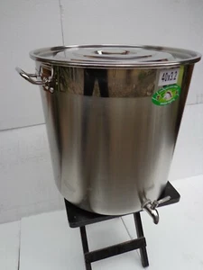 RIESENKOCHTOPF 50L Edelstahl mit Hahn Brauen Bier Apfelwein Saft Apfel Pro - Bild 1 von 3