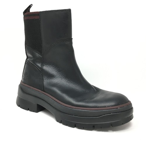 Timberland Malynn impermeabili Chelsea stivali stivaletti scarpe donna taglia 6 nero