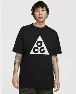 Nike ACG Short Sleeve T-Shirt Black DJ3644-010 Men's Size Medium NWT - Picture 1 of 10