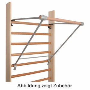 Klimmzugstange für Sprossenwand Reckstange Klimmzug Bauchtrainer Turnstange - Bild 1 von 5