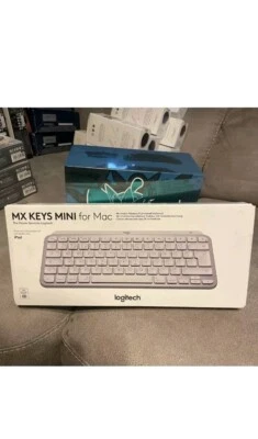 Logitech MX Keys Mini Bluetooth keyboard White UK layout QWERTY wireless MAC  - Image 1 of 4