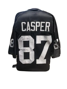🔥Dave Casper Autographed Jersey PSA Witnessed Raiders HOF 02 Inscription - Picture 1 of 3