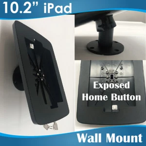 10.2" iPad Lockable Wall Mount iPad Stands iPad Holder Holders Gen7/8/9 - Picture 1 of 5