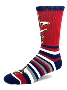 Cleveland Cavaliers Basketball Red Navy Lotta Stripe Foot Crew Socks - Bild 1 von 3
