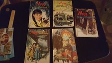 5 Vintage Hardcover Books Meg Books by Holly Beth Walker Published by Whitman