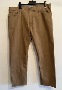 M&S COLLECTION Men's Tapered Flex Stretch Brown Jeans W38 / L31 - Picture 1 of 6