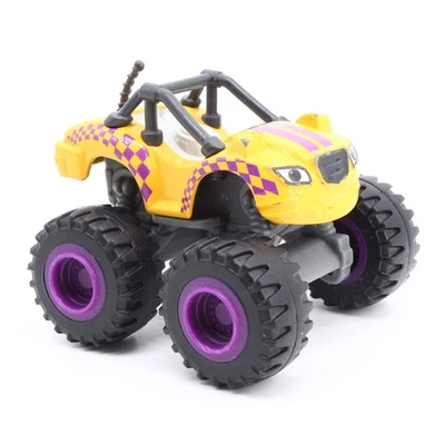 Blaze & The Monster Machines Stripes Racer Yellow Diecast Truck Fisher Price - Image 1 of 4