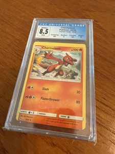 RARE Error MISCUT Charmeleon - 8/68 - Hidden Fates - Pokemon Card - CGC 8.5 SEE! - Picture 1 of 3