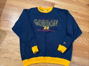 VTG Jeff Gordon #24 Nascar Crewneck Sweatshirt Navy Sz L Chase Authentics NWOT - Picture 1 of 8