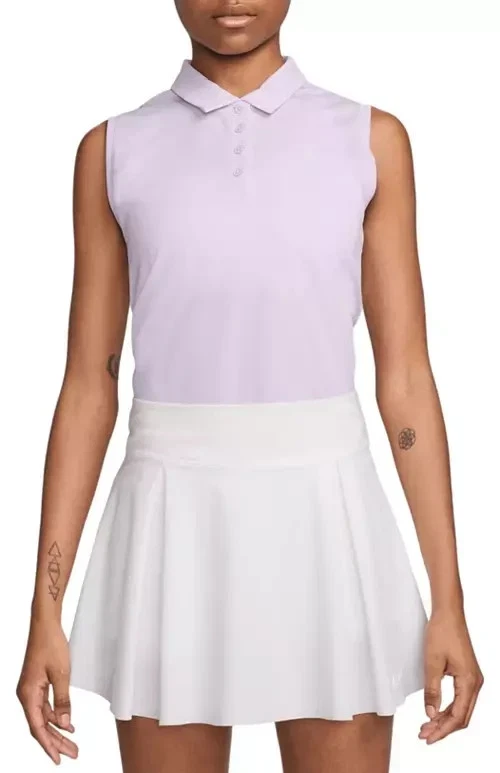 Women's Nike Golf sleeveless Polo Shirt Purple Size L