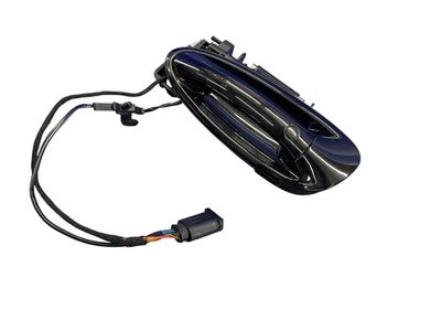 Manija de puerta exterior exterior trasera izquierda Porsche Panamera 2010-2016 negra (A1) OEM Foto 1 de 4