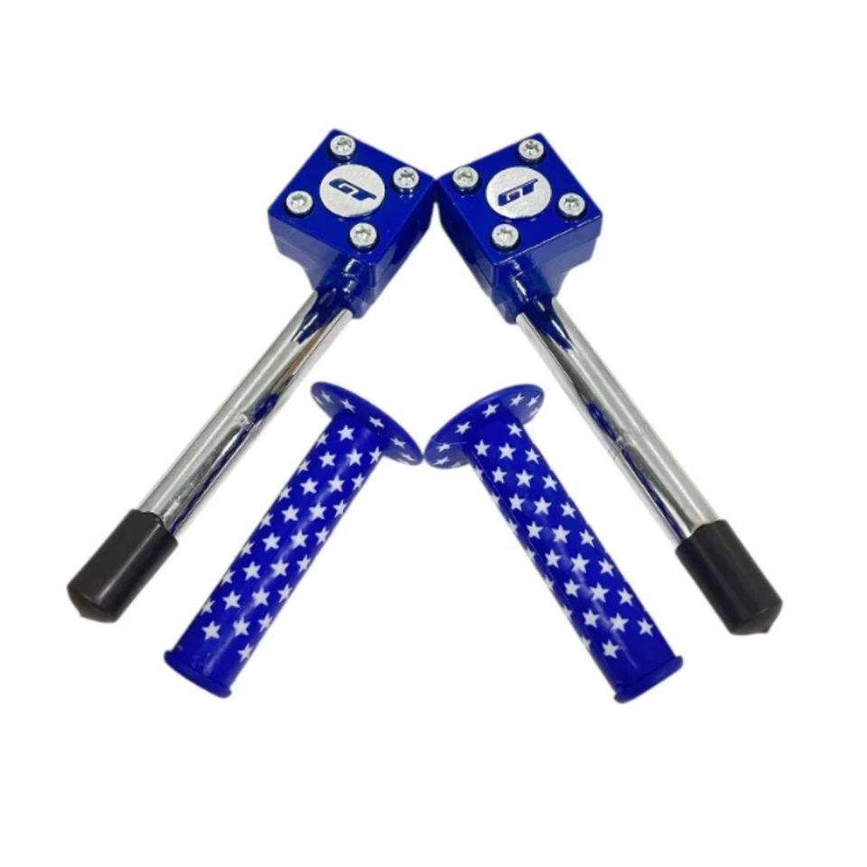 COMBO BMX Style GT Bicycle Handlebar Stem Neck 22.2mm With Star Handle Grip - Image 1 of 1