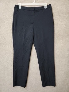 Talbots Wollmischung Anzughose Damen 12 dunkelblau gepunktet gefüttert Karriere NEU - Bild 1 von 9