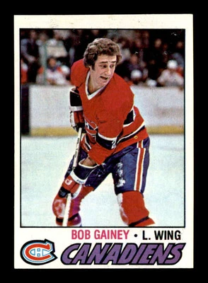 1977 Topps #129 Bob Gainey  NM/NM+ X3047587 - Image 1 of 3